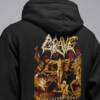 Grave Band Hoodie, Grave As Rapture Comes Artwork Hooded Sweatshirt, Death Metal Merch
