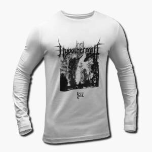 Hypothermia Band Long Sleeve T-Shirt, Hypothermia Köld Artwork Longsleeve Tee Shirt