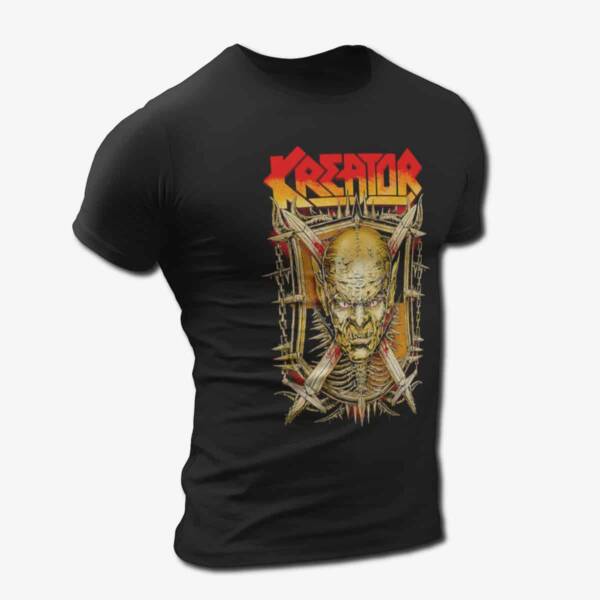 Kreator Band T-Shirt, Kreator Oron Destiny Artwork Tee Shirt, Thrash Metal Merch