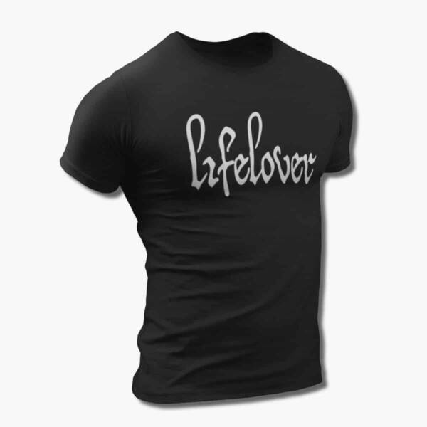 Lifelover Band T-Shirt, Lifelover Logo Tee Shirt, Black Metal Merch - Image 2