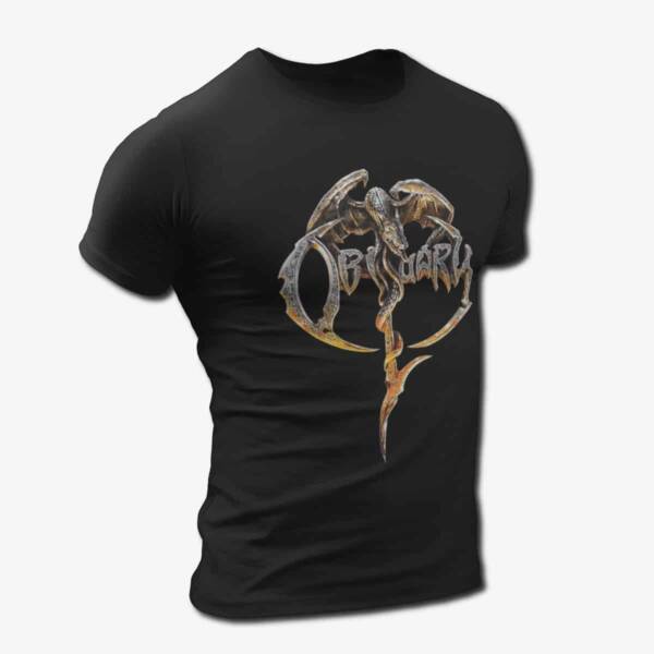 Obituary Band T-Shirt, Obituary Artwork Tee Shirt, Death Metal Merch