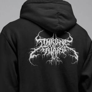 Throne of Katarsis Band Hoodie, Throne of Katarsis Logo Hooded Sweatshirt, Black Metal Merch