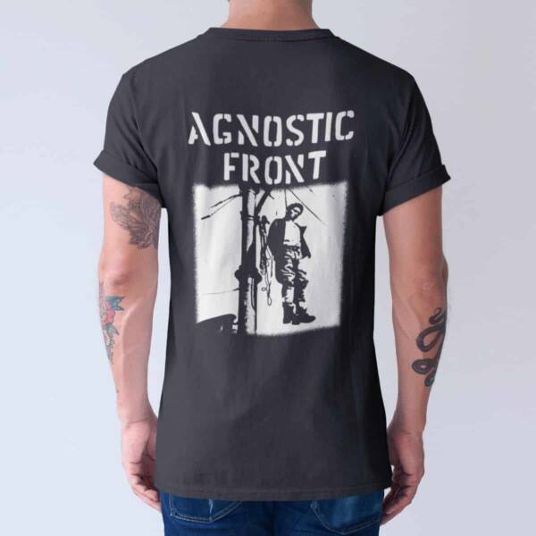 Agnostic Front Band T-Shirt, Agnostic Front Victim In Pain Artwork Tee Shirt, Thrash Metal Merchandise