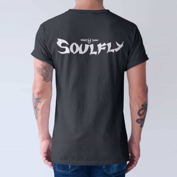 Soulfly Band T-Shirt, Soulfly Logo Tee Shirt, Thrash Metal Merchandise - Image 2