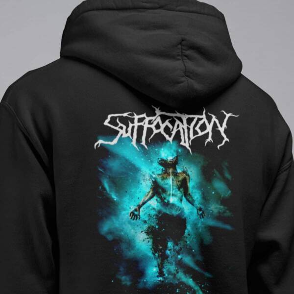 Suffocation Band Hoodie, Suffocation Of The Dark Light Artwork Hooded Sweatshirt, Technical Death Metal Merch