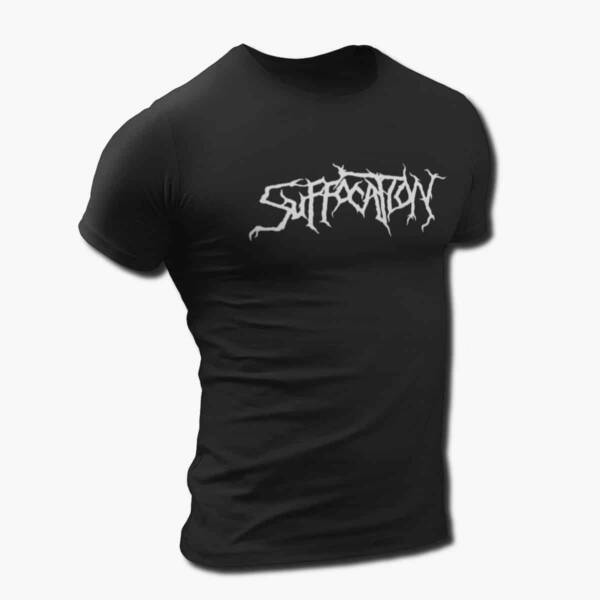Suffocation Band T-Shirt, Suffocation Logo Tee Shirt, Technical Death Metal Merchandise