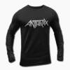 Anthrax Band Long Sleeve T-Shirt, Anthrax Logo Longsleeve Tee-Shirt, Speed Metal, Thrash Metal Merchandise