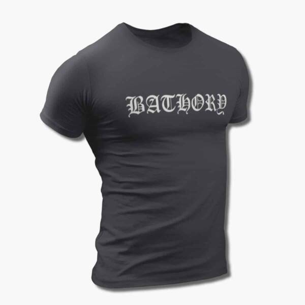 Bathory Band T-Shirt, Bathory Logo Tee Shirt, Viking  Thrash Metal Merchandise - Image 3