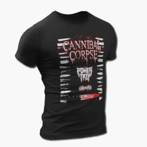 Cannibal Corpse T-Shirt, Cannibal Corpse, Power Trip & Gatecreeper Live, Detroit Tee Shirt, Death Metal Merchandise