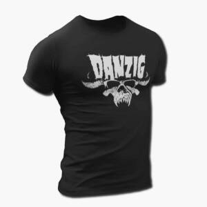 Danzig Band T-Shirt, Danzig Logo Tee Shirt, Heavy Metal, Doom Metal Merchandise