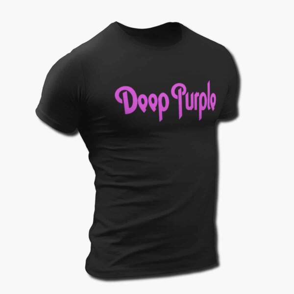 Deep Purple Band T-Shirt, Deep Purple Logo Tee Shirt, Heavy Metal, Hard Rock Merchandise