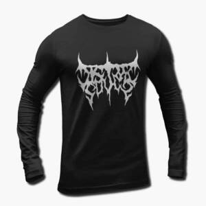 Disturbed Souls Band Long Sleeve T-Shirt, Disturbed Souls Logo Longsleeve Tee Shirt, Death Metal Merchandise