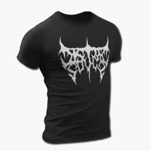 Disturbed Souls Band T-Shirt, Disturbed Souls Logo Tee Shirt, Death Metal Merchandise