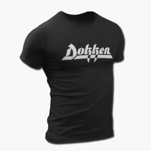 Dokken Band T-Shirt, Dokken Logo Tee Shirt, Heavy Metal, Hard Rock Merchandise