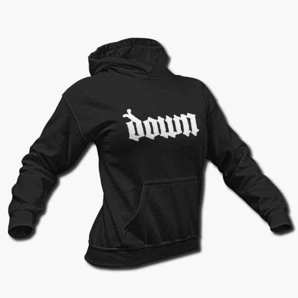 Down Band Hoodie, Down Logo Hooded Sweatshirt, Southern Metal Merchandise