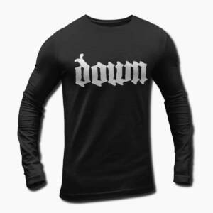 Down Band Long Sleeve T-Shirt, Down Logo Longsleeve Tee Shirt, Southern Metal Merchandise