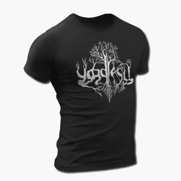 Yggdrasil Band T-Shirt, Yggdrasil Logo Tee Shirt, Folk Metal, Pagan Black Metal Merchandise