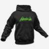 Adrenicide Band Hoodie, Adrenicide Green Logo Hooded Sweatshirt, Thrash Metal Merch