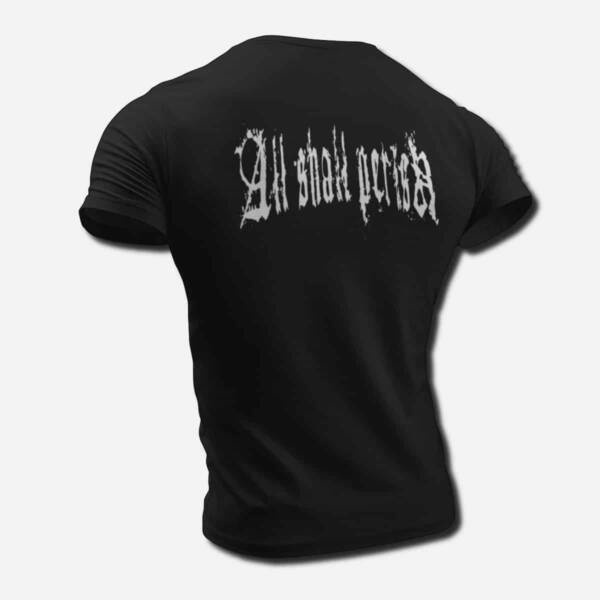 All Shall Perish Band T-Shirt, All Shall Perish Logo Tee Shirt, Deathcore Metal Merch - Image 2