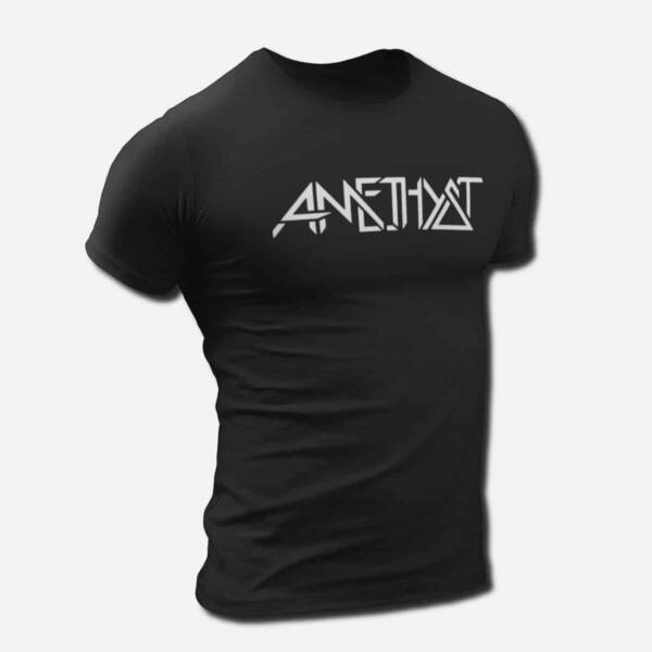 Amethyst Band T-Shirt, Amethyst Logo Tee Shirt, NWOBHM, Hard Rock Merch