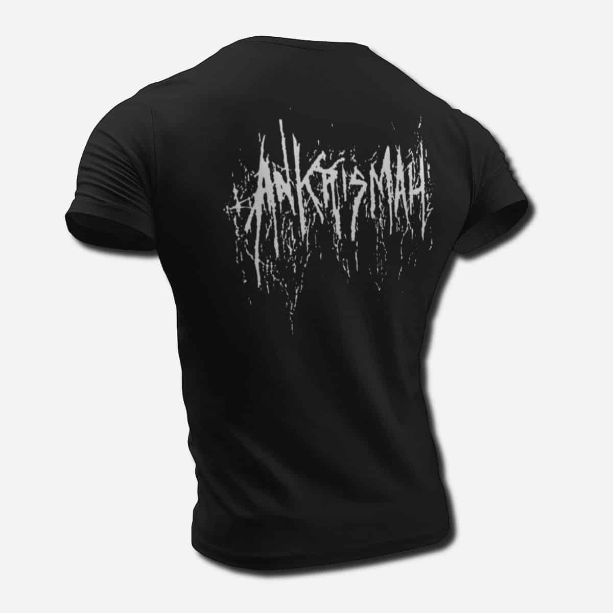 Ankrismah Band T-Shirt, Ankrismah Logo Tee Shirt, Black Metal Merch - Image 2