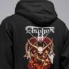 Asphyx Band Hoodie, Asphyx Artwork Hooded Sweatshirt, Death Metal, Doom Metal Merch