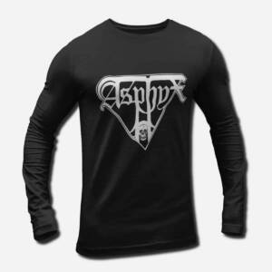 Asphyx Band Long Sleeve T-Shirt, Asphyx Logo Longsleeve Tee Shirt, Death Metal, Doom Metal Merch