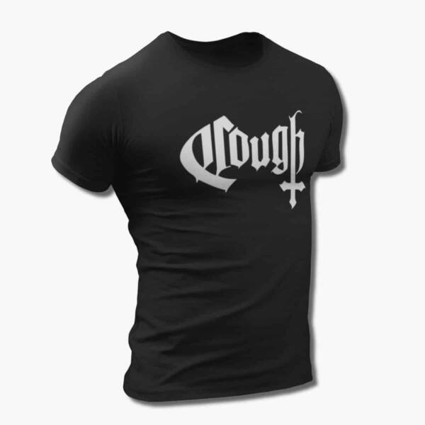 Cough Band T-Shirt, Cough Logo Tee Shirt, Doom Metal Merch - Image 2