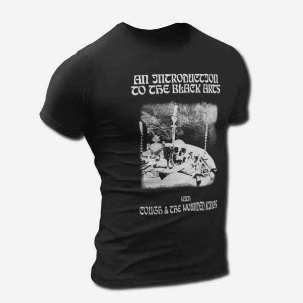 Cough & The Wounded Kings Bands T-Shirt, Cough & The Wounded Kings An Introduction To The Black Arts Tee Shirt, Doom Metal Merch