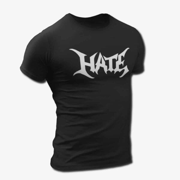 Hate Band T-Shirt, Hate Logo Tee Shirt, Death Metal Merchandise