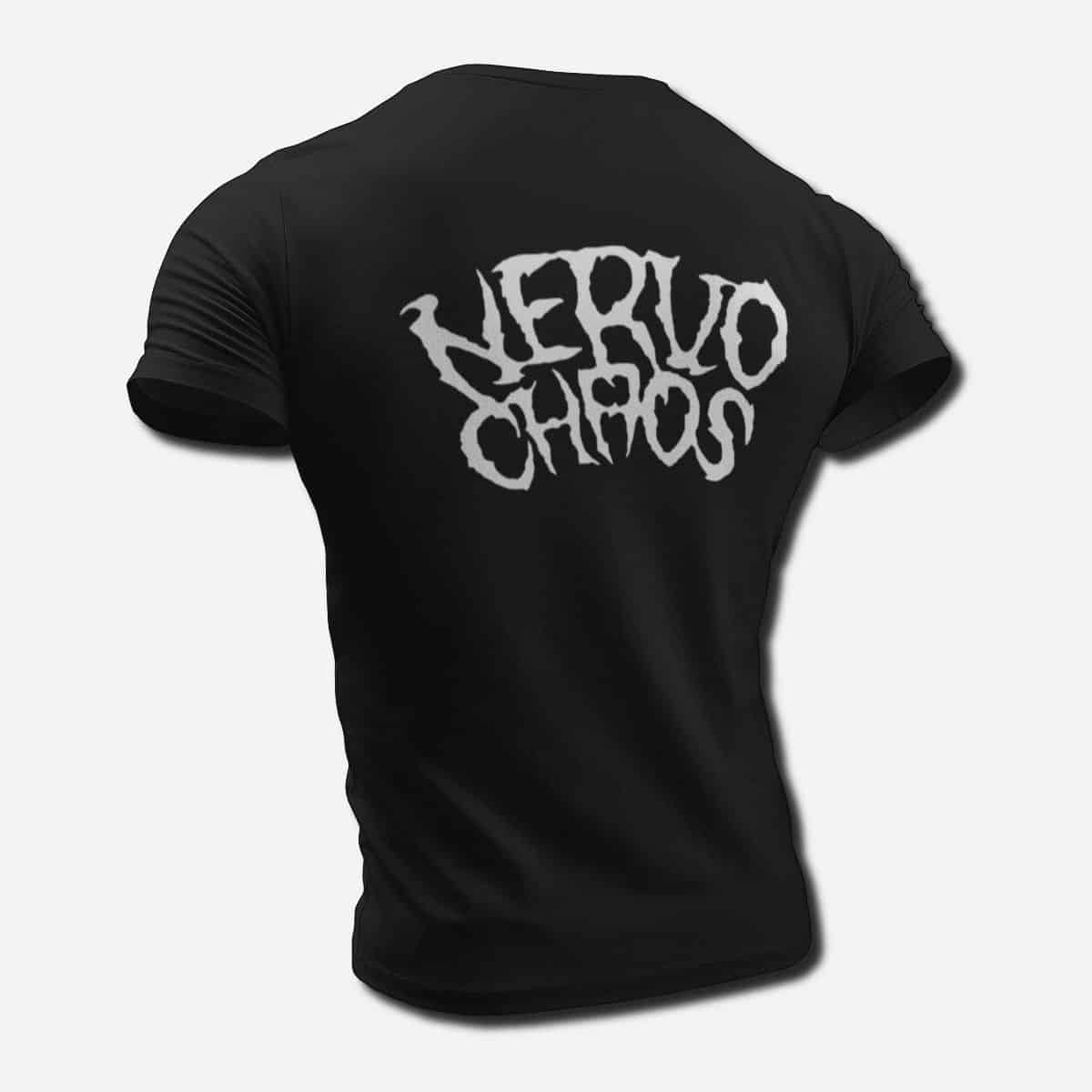Nervochaos Band T-Shirt, Nervochaos Logo Tee Shirt, Death Metal Merch - Image 2