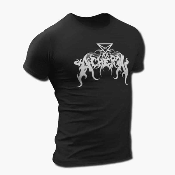 Acheron Band T-Shirt, Acheron Logo Tee Shirt, Death Metal, Black Metal Merch - Image 2