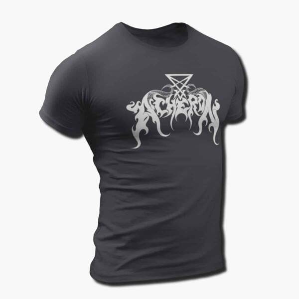 Acheron Band T-Shirt, Acheron Logo Tee Shirt, Death Metal, Black Metal Merch - Image 3