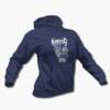 Abyssus Band Hoodie, Abyssus Summon The Dead Cover Artwork Navy Blue Hooded Sweatshirt, Death Metal, Greece