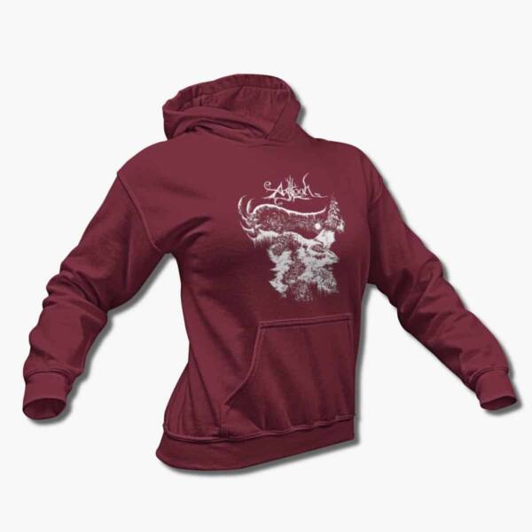 Agalloch Band Hoodie, Agalloch Logo Hooded Sweatshirt, Atmospheric Folk Metal, Doom Metal Merchandise - Image 3