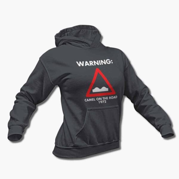 Camel Band Hoodie, Camel On the Road 1972 Artwork Hooded Sweatshirt, Progressive Rock Merchandise - Image 3