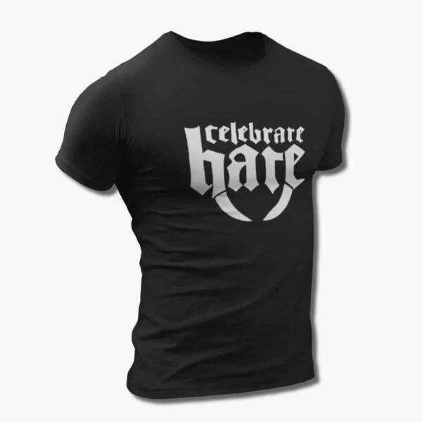 Celebrate Hate Band T-Shirt, Celebrate Hate Logo Tee Shirt, Death Metal Merchandise - Image 2
