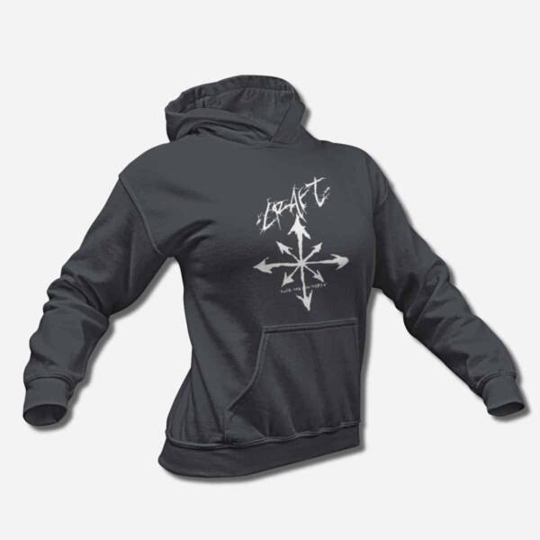 Craft Band Hoodie, Craft Fuck the Universe Artwork Hooded Sweatshirt, Black Metal Merchandise - Image 2