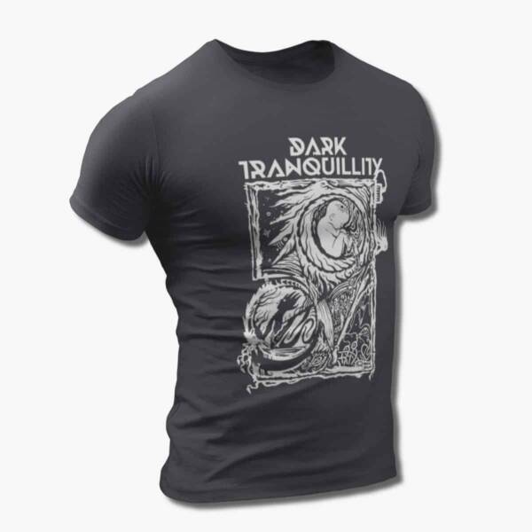 Dark Tranquillity Band T-Shirt, Dark Tranquillity Artwork Tee Shirt, Melodic Death Metal Merchandise