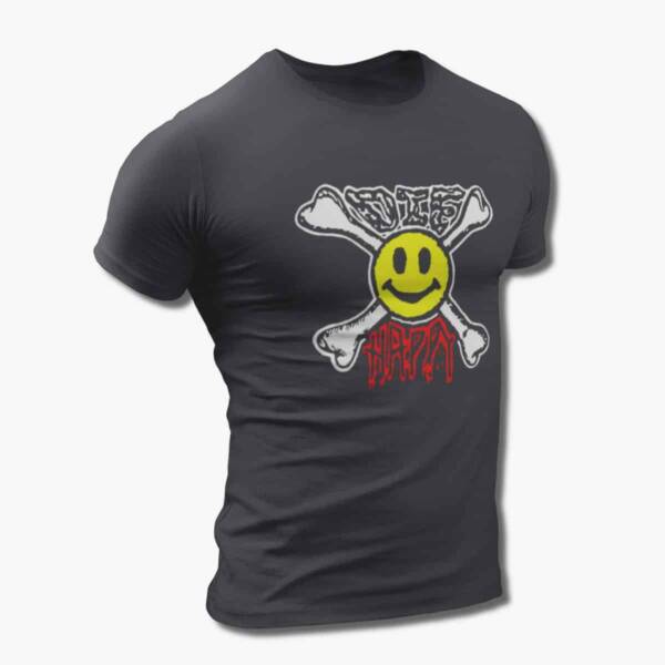 Die Happy Band T-Shirt, Die Happy Logo Tee Shirt, Thrash Metal, Power Metal Merchandise - Image 2