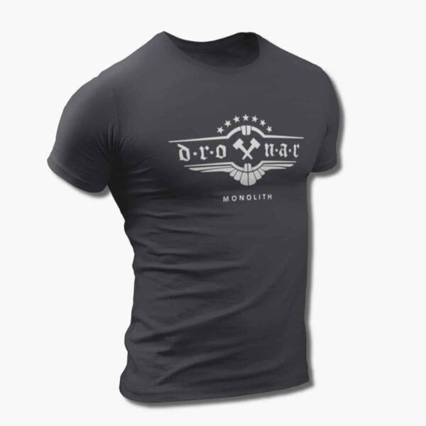 Drottnar Band T-Shirt, Drottnar Logo Tee Shirt, Technical Black Metal Merchandise - Image 3