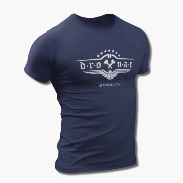Drottnar Band T-Shirt, Drottnar Logo Tee Shirt, Technical Black Metal Merchandise