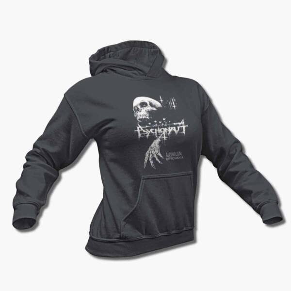 Psychonaut 4 Band Hoodie, Psychonaut 4 Alcoholism Dipsomania Artwork Hooded Sweatshirt, Black Metal, Depressive Rock Merchandise - Image 2