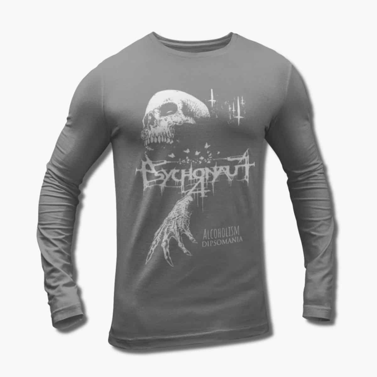 Psychonaut 4 Band Long Sleeve TShirt, Psychonaut 4 Alcoholism