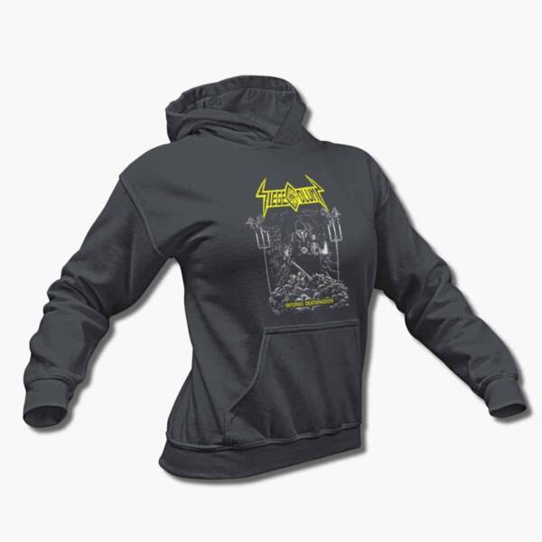 Siege Column Band Hoodie, Siege Column Inferno Deathpassio Artwork Hooded Sweatshirt, Death Metal Merchandise - Image 2