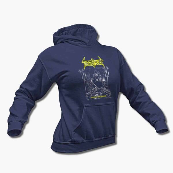 Siege Column Band Hoodie, Siege Column Inferno Deathpassio Artwork Hooded Sweatshirt, Death Metal Merchandise - Image 5
