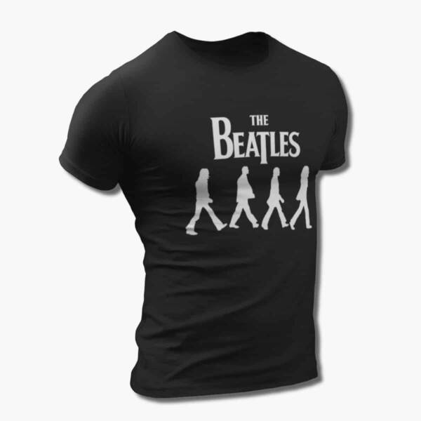 The Beatles Band T-Shirt, Beatles Abbey Road Cover Artwork Tee Shirt, Rock Merchandise - Image 2