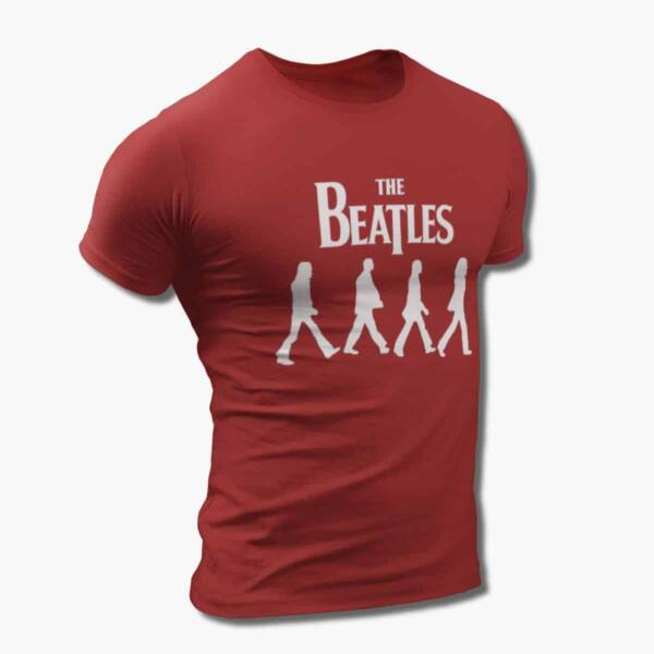The Beatles Band T-Shirt, Beatles Abbey Road Cover Artwork Tee Shirt, Rock Merchandise - Image 5