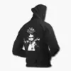 Akhlys Zip Hoodie, Akhlys The Dreaming I Black Zip Sweatshirt