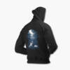Alcest Hoodie, Alcest Ecailles De Lune Black Hoodie, Black Metal, Post Metal, Shoegaze, France, back